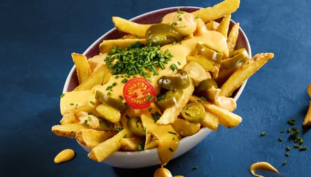 Chili-Cheddar-Fritten